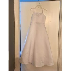 Flower Girl White Dress